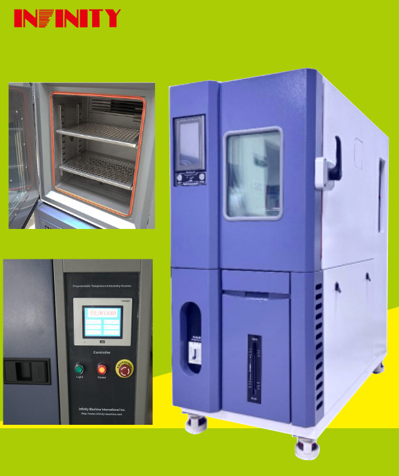 IE10 1000L-Prüfkammer für konstante Temperatur und Luftfeuchtigkeit mit Ein-Tür- und Kontrollfenster