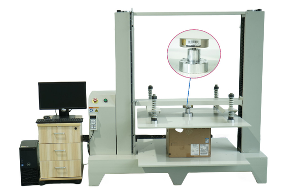 C5460-2T 20KN ASTM D642 Kompressionslastprüfmaschine für industrielle Anwendungen Verpackungsbox Kompressionsprüfung