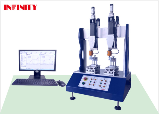 1258*800*560mm Zwei-Stationen-Swing-Schaukelkraft-Tester für präzise 150mm maximale Testfahrt