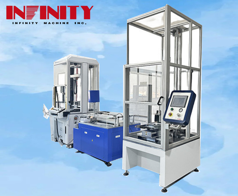 1140×1200×2700mm Fallkugel-Einschlag Tester zur Messung der Y-Achse Geschwindigkeitsbereich 1-100mm/s
