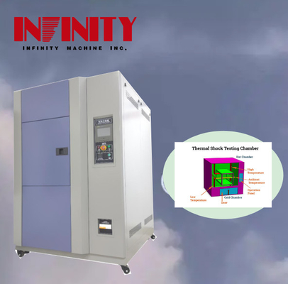 Ab RT bis 150°C Programmierbare Temperatur-Einschlagstestkammer 40m Heizrate Luftgekühlter Kondensator