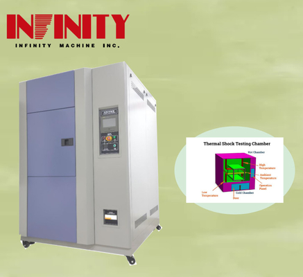 500x400x400mm Innenkammer Größe Programmierbare Temperatur-Einschlagstestkammer mit luftgekühltem Kondensator