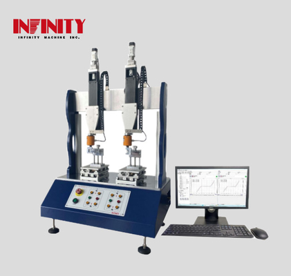 Zwei-Stationen-Swing Force Testing Machine mit ±0,3% Kraftwert Genauigkeit und 0,1-1200mm/min Testgeschwindigkeit