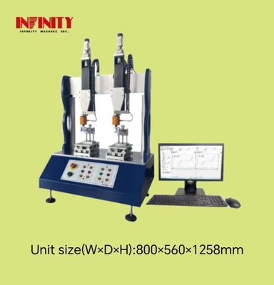 0.5KN Kraftwert Sensor Kapazität Zwei-Stationen-Swing-Force-Testmaschine mit ±0,3% Genauigkeit