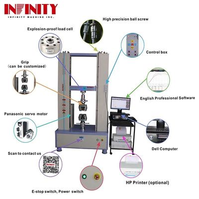 100Kn 200Kn 300Kn Universalmaschine zur Zugprüfung
