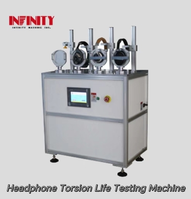 Entfernen Sie das Ohrhörer, um die Leistung der rotierenden Welle mit der Kopfhörer-Torsions-Lebensdauer-Testmaschine IZ1011 zu erkennen