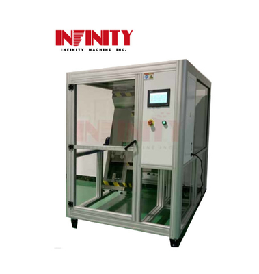 IEC60068 Akrylgehäuse Handy-Roll-Drop-Einschlag Tester 350mm Drop-Höhe AC220V 50Hz 5A