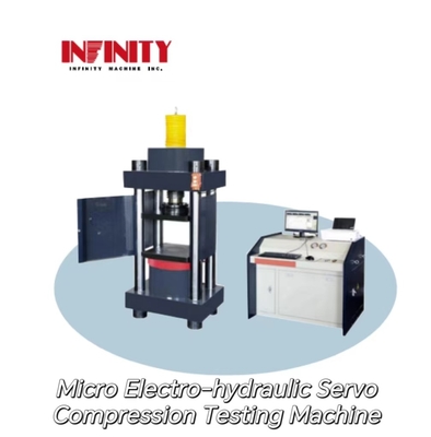 Kolbendurchmesser φ250 mm Mikroelektrohydraulische Servo-Kompressionsprüfmaschine mit einer maximalen Prüfkraft von 1500 kN