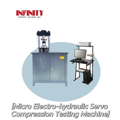 Echtzeit-Testüberwachung Mikro-Elektro-hydraulische Servo-Kompressionsprüfmaschine