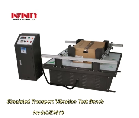 Simulierte Prüfbank für Transportvibrationen nach den Normen EN71 ISTA-1A/1B ANSI UL ASTM