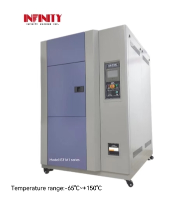 Hochtemperaturkontrolle mit hoher Präzision IE31A1-Serie Programmierbare thermische Stoßprüfkammer
