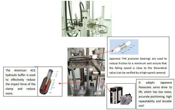 IEC 60068-2-31/32 Testmaschine für Richtungsabfälle für Mobilgeräte Smartphone Tablet Laptop