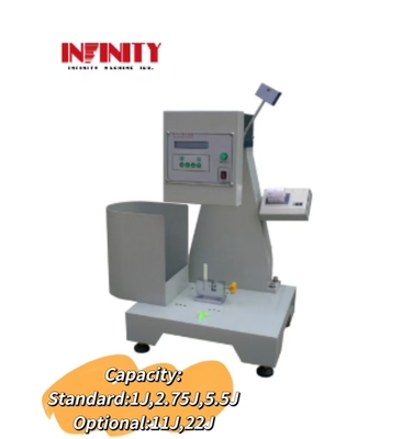 1J 2.75J 5.5J IZOD Digitale Anzeige Kunststoffschlagprüfmaschine Prüfwinkel 150°