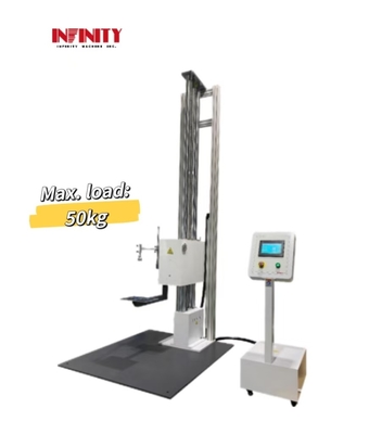Touchscreen-Anzeige Karton-Tropf-Testmaschine für Karton-Tropf-Testlast 50kg