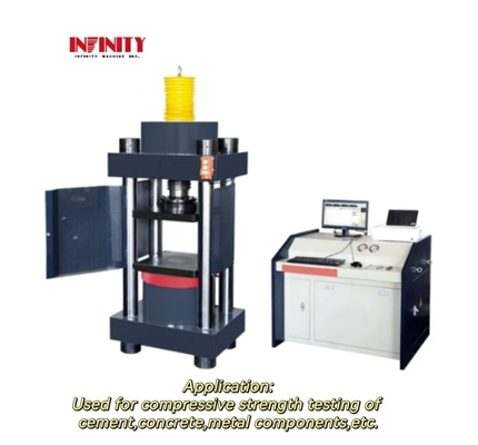 Mikroelektrohydraulische Servo-Kompressionsprüfmaschine für Metallbauteile