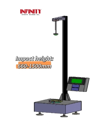 7 Zoll HMI-LCD-Touchscreen fällende Dart Impact Testing-Maschine für Kunststofffilm