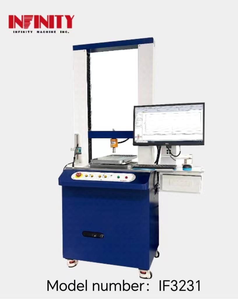 AC220V 5A 50Hz Schub- und Ziehprüfmaschine für Prüfgeschwindigkeit 0-1000mm/min