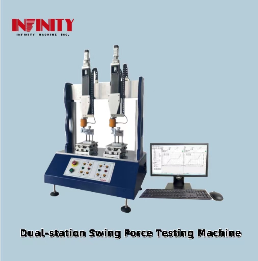 105 kg Zwei-Stationen-Swing-Force-Testing-Maschine mit 0,001 mm Verschiebung und Zersetzung