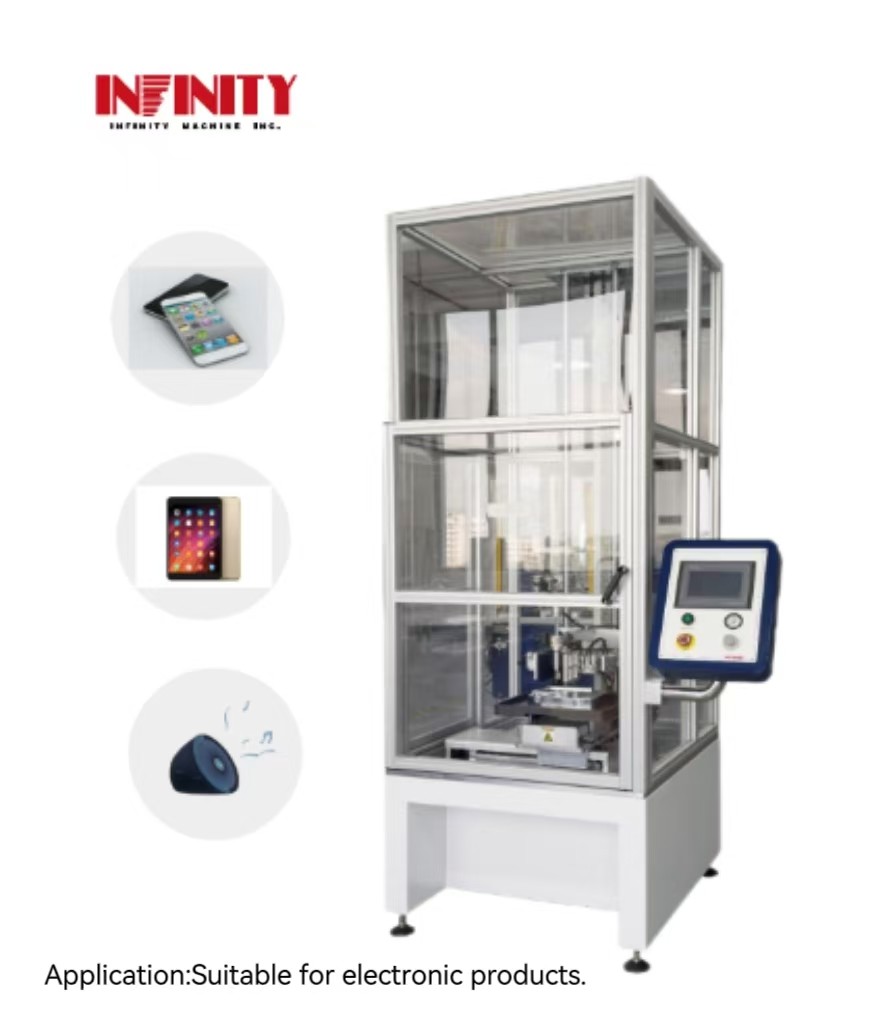 1.5m 2m 3-Achsen-Touchpanel-Bildschirmglas-Automatischer-Kugelfall-Schlagprüfmaschine Automatischer Kugelfall-Schlagprüfer