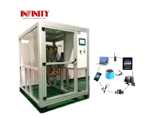 Wirtschaftliche Smartphone-Rolling-Drop-Testmaschine mit LCD-PLC-Controller AC220V 50Hz 3A