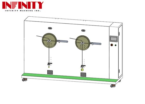 ISO 19642-2 Compliant Wire Fatigue Tester for Automotive Cables with 2 PCS Test Amount and 10~60rpm Test Speed